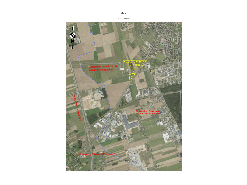 Suwałki, 2, 2104 ha, działka o nr geod. 32662/ 27