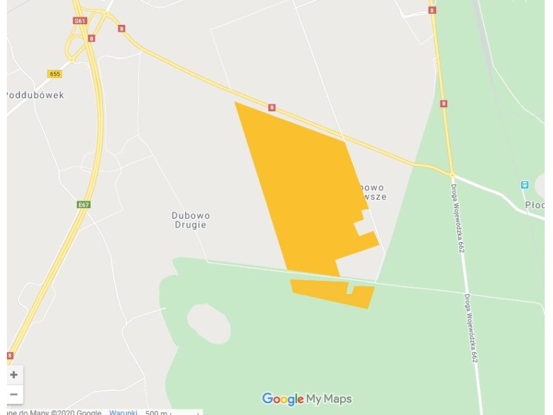 Suwałki Dubowo I,  działka o pow. 83.4217 ha