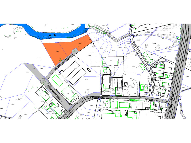 Ełk, ul. Złota, działka 2120/3, pow. 0.7798 ha
