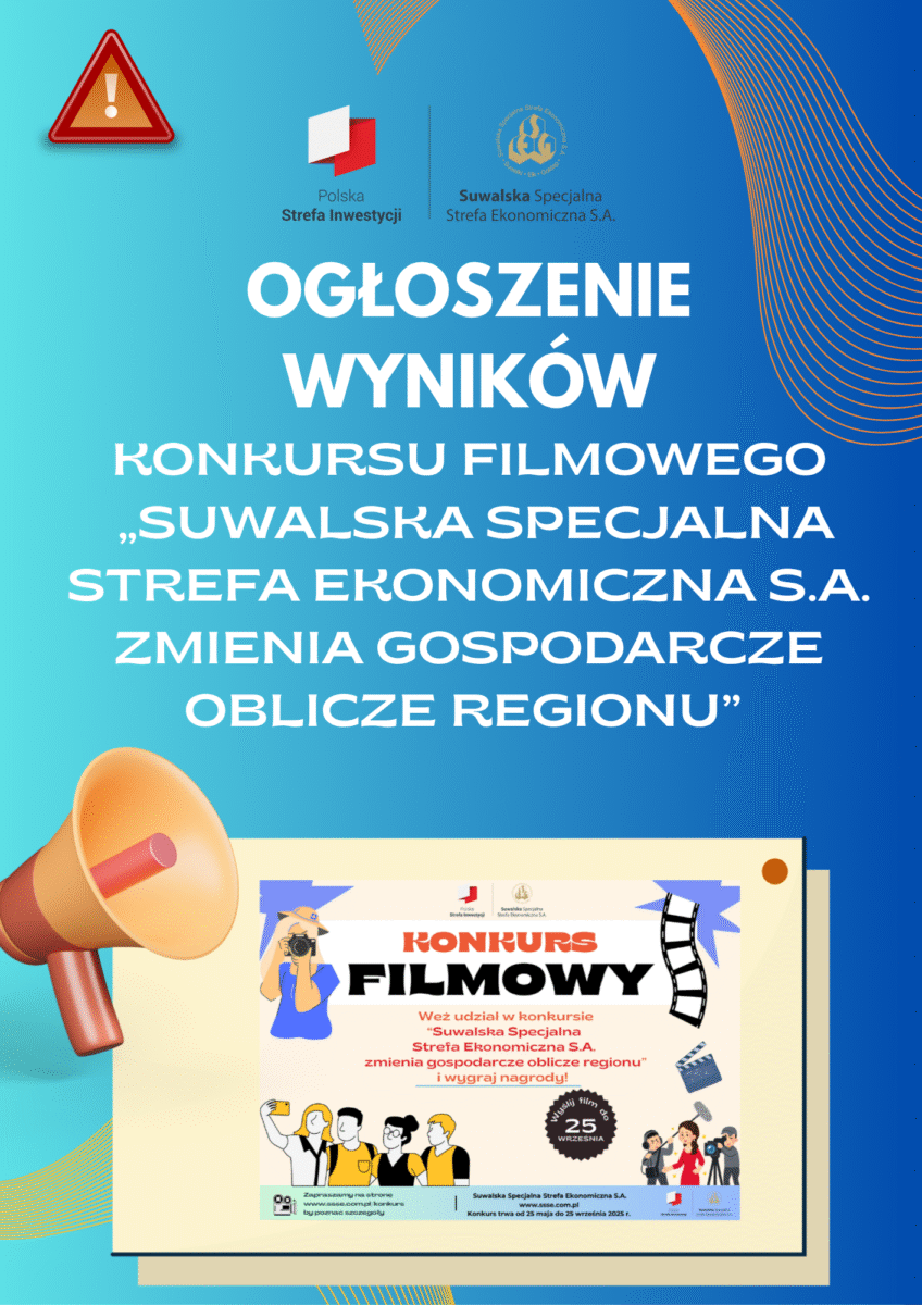 Znamy laureatów konkursu filmowego „Suwalska Specjalna Strefa Ekonomiczna S.A. zmienia gospodarcze oblicze regionu”