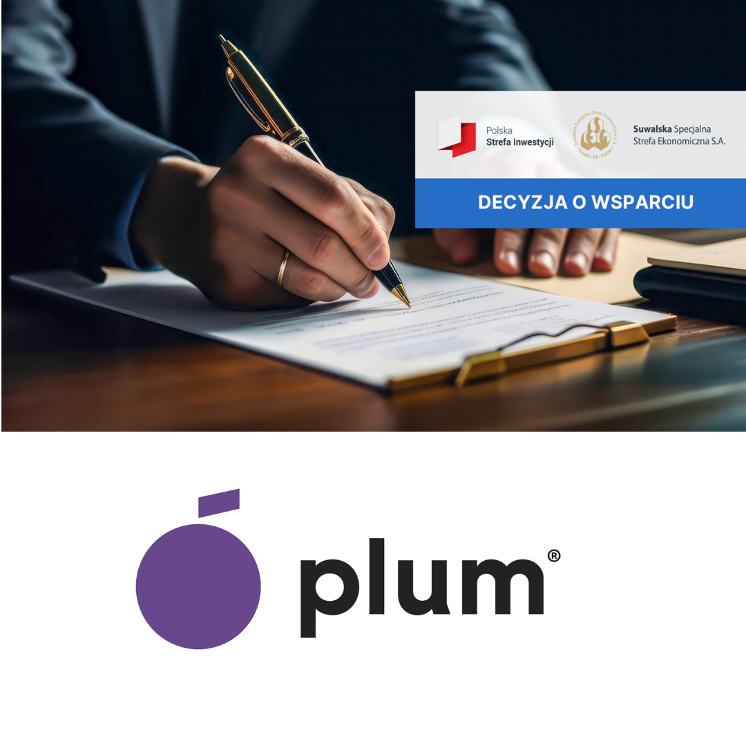 SSSE S.A. wspiera rozwój nowoczesnych technologii – PLUM inwestuje w Białymstoku i Ignatkach