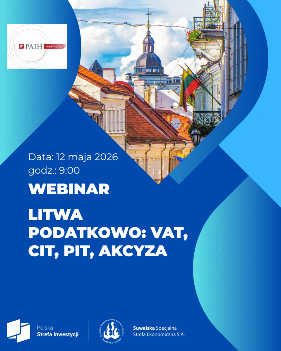 Zapraszamy na webinarium: Litwa podatkowo VAT, CIT, PIT, akcyza – 12 maja br.