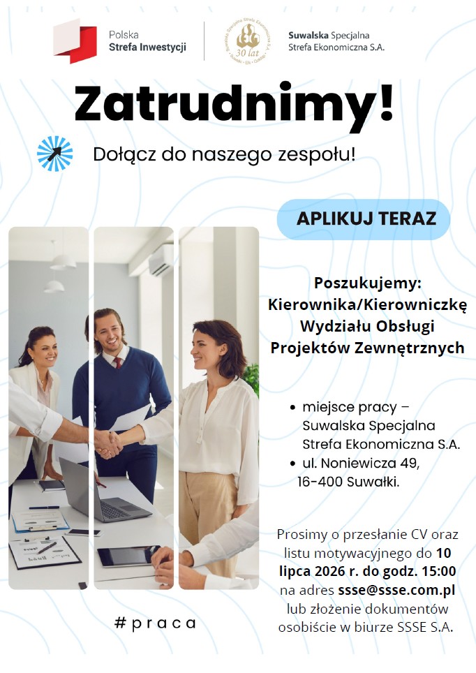 Zatrudnimy! Dołącz do naszego zespołu