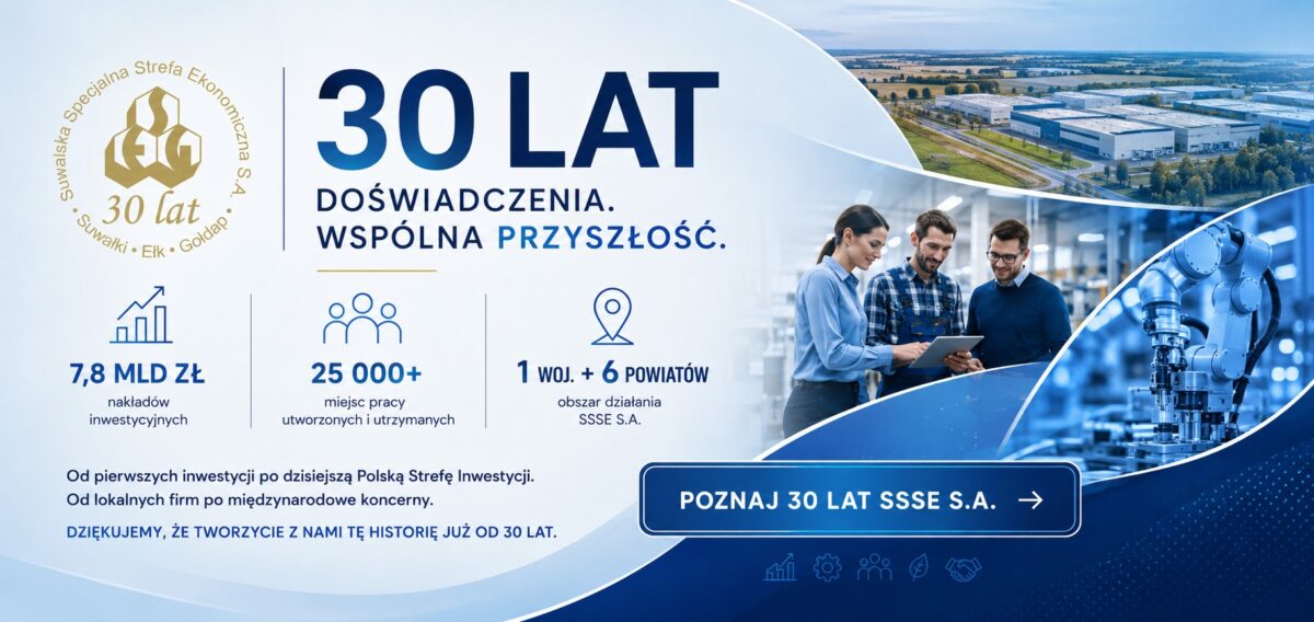 30 lat SSSE S.A. – jubileusz, który tworzymy razem.
