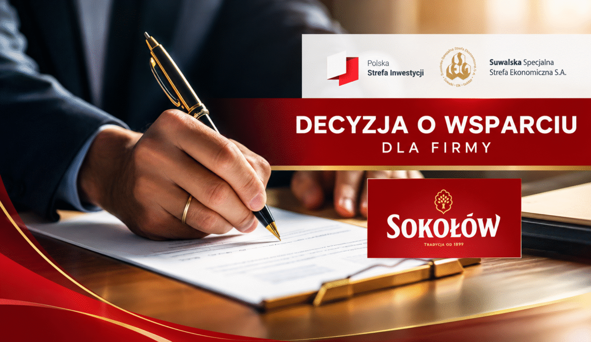 SOKOŁÓW S.A. z decyzją o wsparciu SSSE S.A. Ponad 77 mln zł na rozwój zakładu w Czyżewie